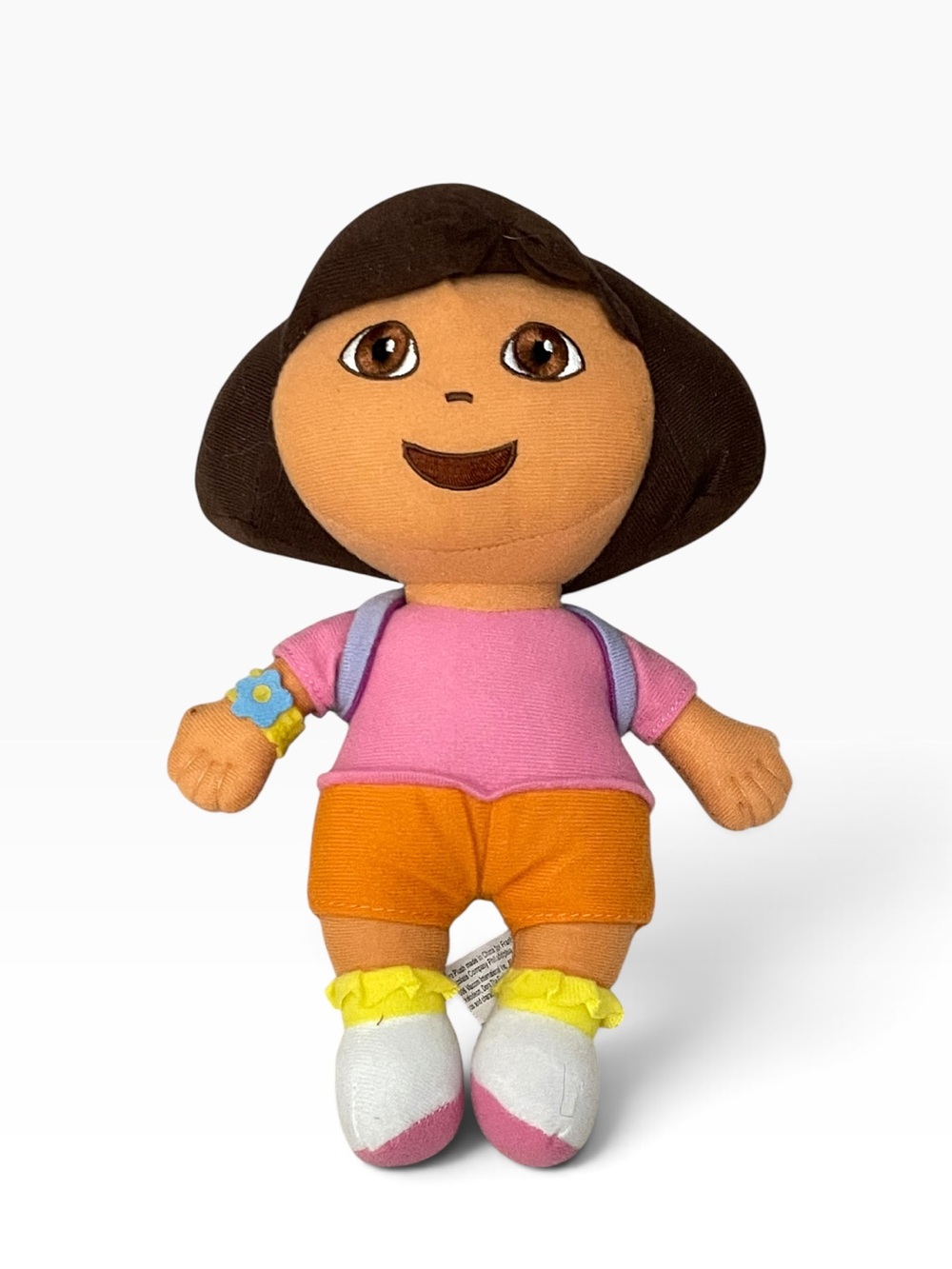 Vintage 2002 Dora the Explorer Plush Doll Nanco Nick Jr Backpack Y2K Nickelodeon